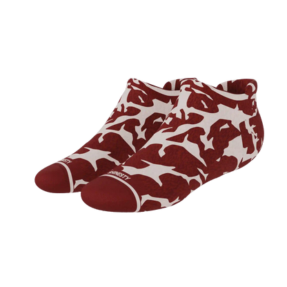 The Tomahawk | Marbled Meat Heel Hammock™ Ankle Socks