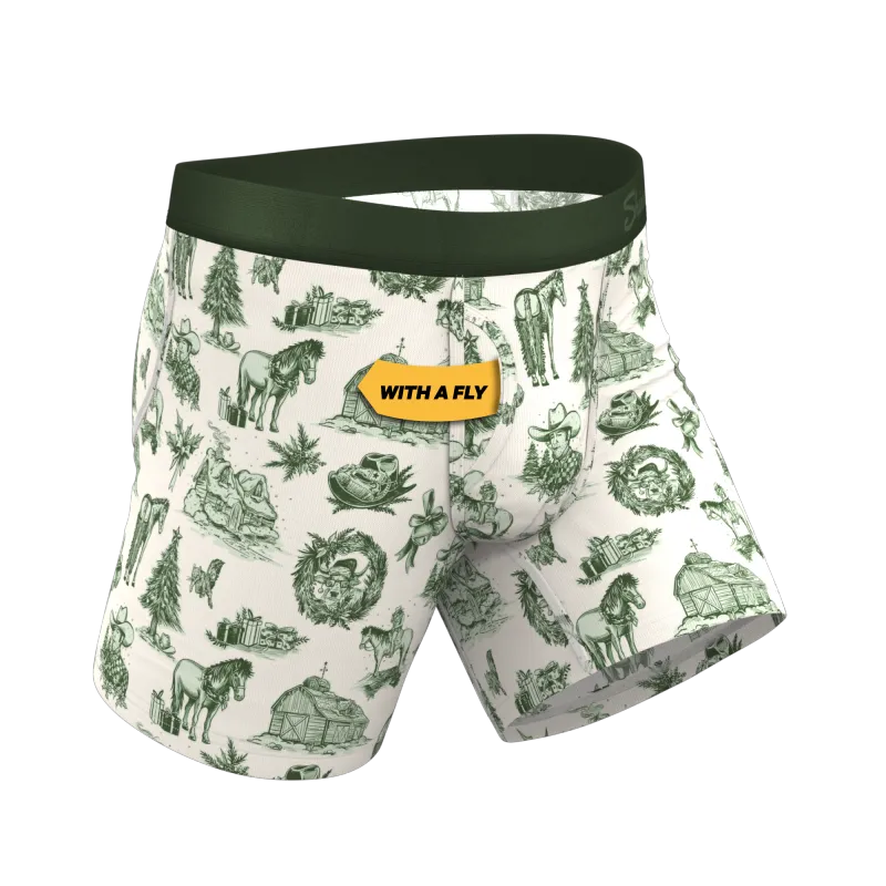 The Xmas Cheer | Ball Hammock® Pouch Boxer Briefs with Fly 3 Pack
