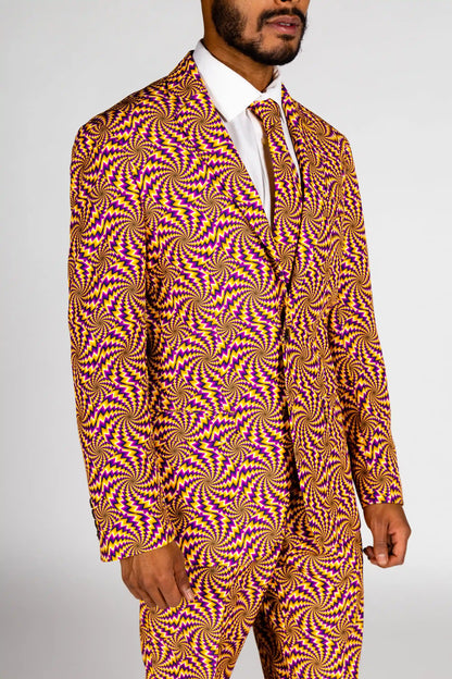 The Mardi Mirage | Illusion Print Party Suit