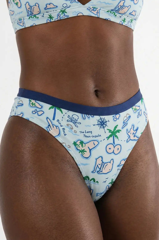 The Pirate's Booty | Naughty Map Cheeky Underwear