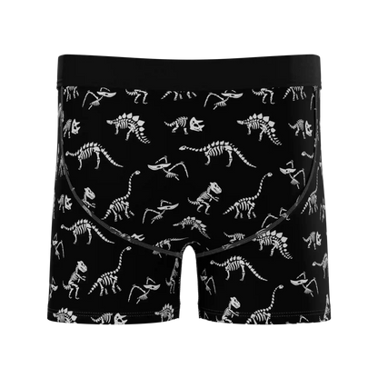 The Paleontologist | Glow in the Dark Dinosaurs Youth Boxer Briefs