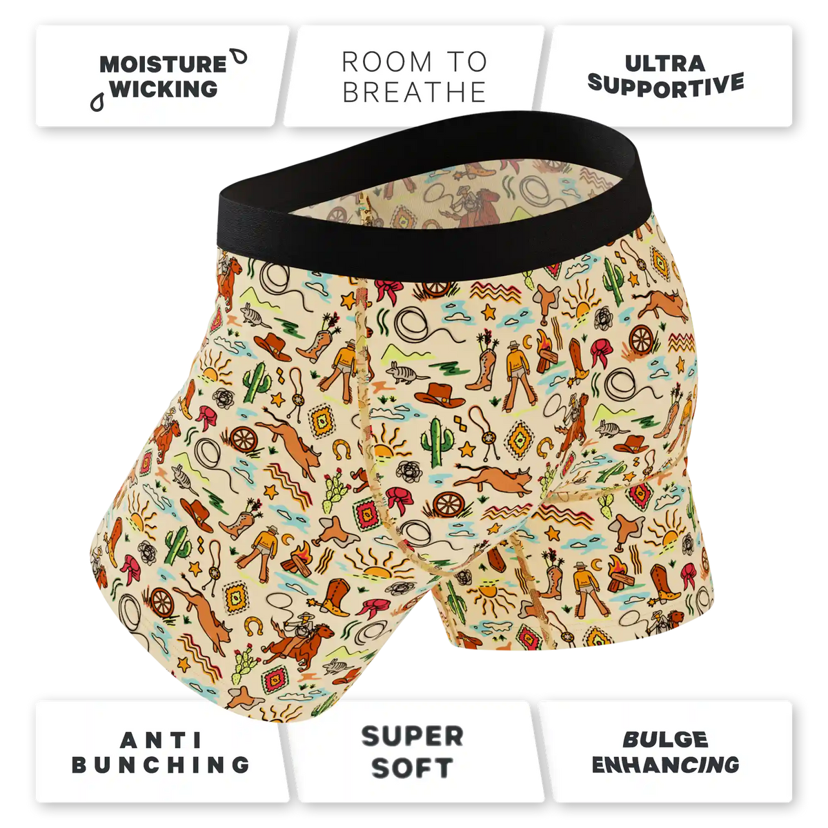 The Wild Bandit | Bull Ball Hammock® Pouch Underwear With Fly