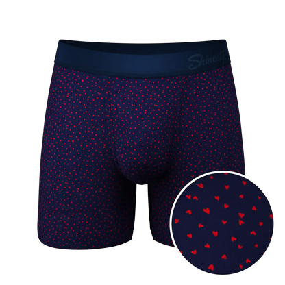 The Heartthrob | Tiny Hearts Valentines Day Ball Hammock® Pouch Underwear