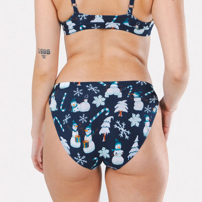 The Big Blizzard | Naughty Snowmen Modal Bikini Underwear