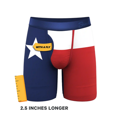 The First Rodeo | Texas Flag Ball Hammock® Boxer - Long Leg