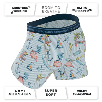 The Boat Drinks | Shinesty x Margaritaville® Ball Hammock® Pouch Underwear With Fly