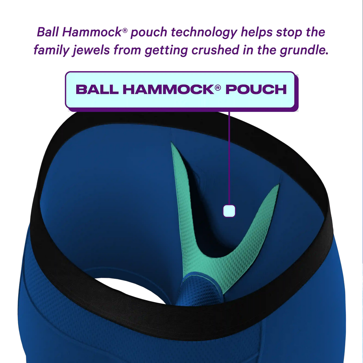 The Hurricane | Blue paradICE™ Cooling Ball Hammock® Underwear