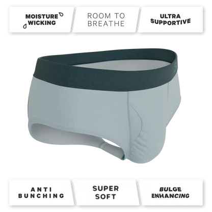 The Dry Ice | Muted Steel Blue Ball Hammock® Pouch Underwear Briefs