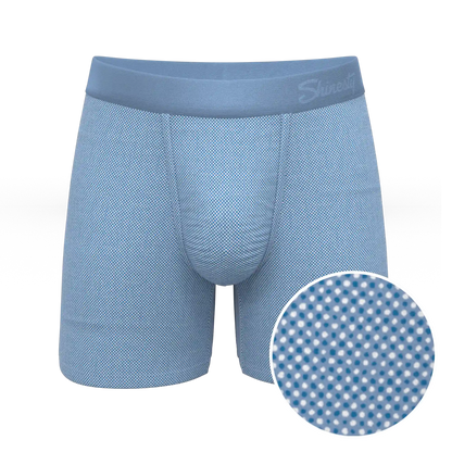 The Chambray All Day | Blue Chambray Ball Hammock® Pouch Underwear