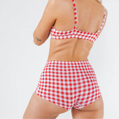 The Hot Diggity | Red Gingham Modal Boyshort Underwear