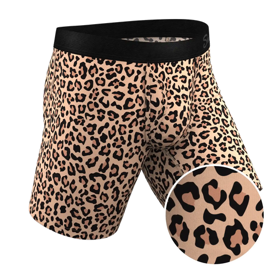 The Most Def | Leopard Print Ball Hammock® Boxer - Long Leg