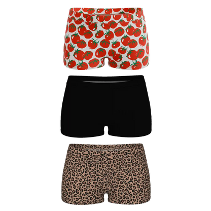 The For the Girls | Boyshort Underwear 3 Pack