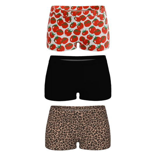 The For the Girls | Boyshort Underwear 3 Pack