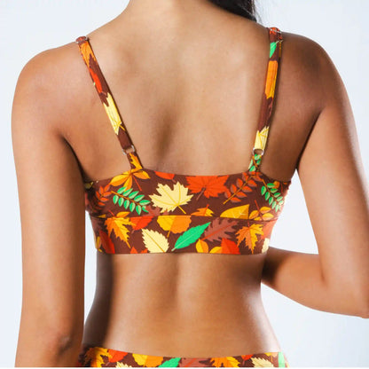 The Acorn Hoard | Fall Leaves Boob Hammock™ Scoop Bralette
