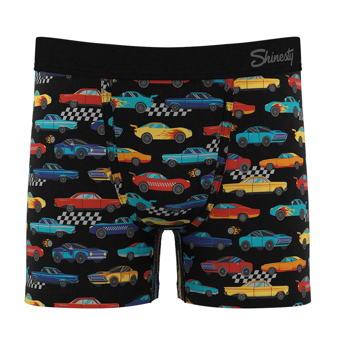 The Start Your Engines | Racecar Youth Boxer Briefs