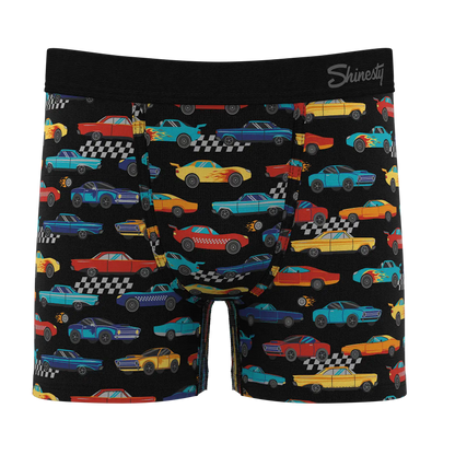 The Start Your Engines | Racecar Youth Boxer Briefs
