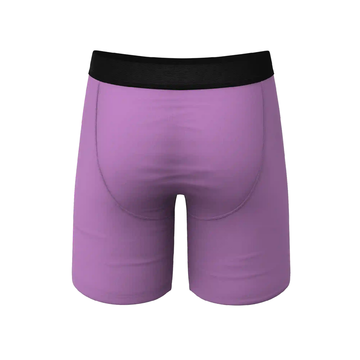 The Double Entendre | Eggplant Ball Hammock® Boxer - Long Leg