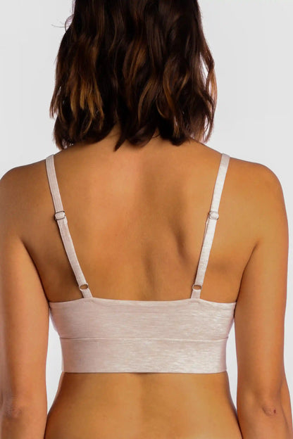 The Silver Fox | Oatmeal Heather Boob Hammock™ Scoop Bralette