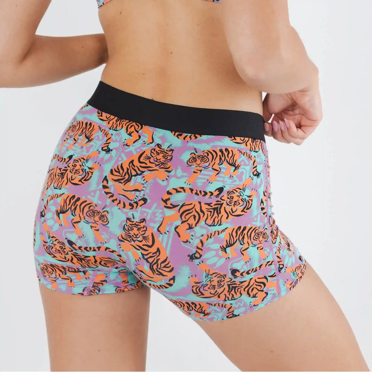 The Go Get 'Em | Abstract Tigers Women’s Boxers