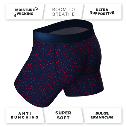 The Heartthrob | Tiny Hearts Valentines Day Ball Hammock® Pouch Underwear