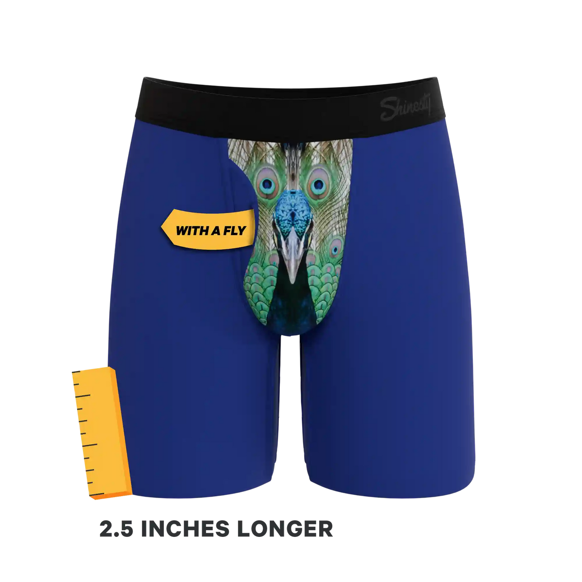 The Fancy Feather | Peacock Ball Hammock® Boxer - Long Leg