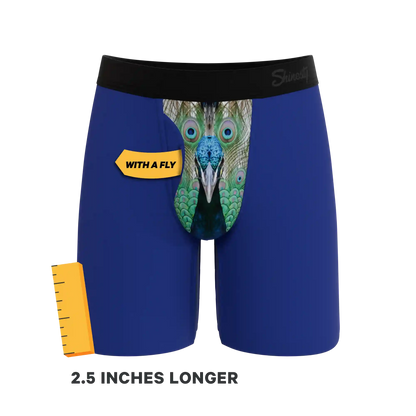 The Fancy Feather | Peacock Ball Hammock® Boxer - Long Leg