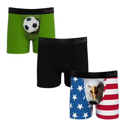 The Soccer Finale | Youth Boxer Briefs 3 Pack