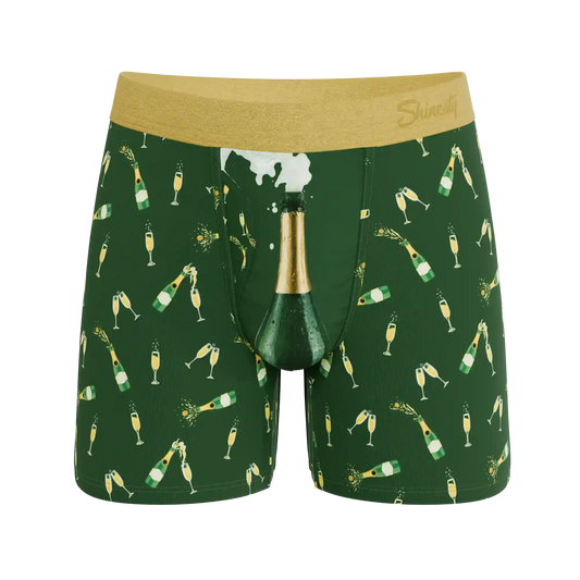 The Champagne Showers | New Years Ball Hammock® Pouch Underwear With Fly
