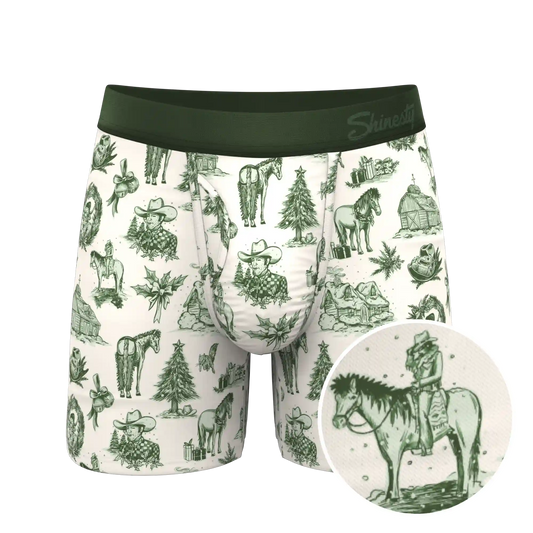 The Western Wonderland | Western Toile Ball Hammock® Pouch Underwear With Fly