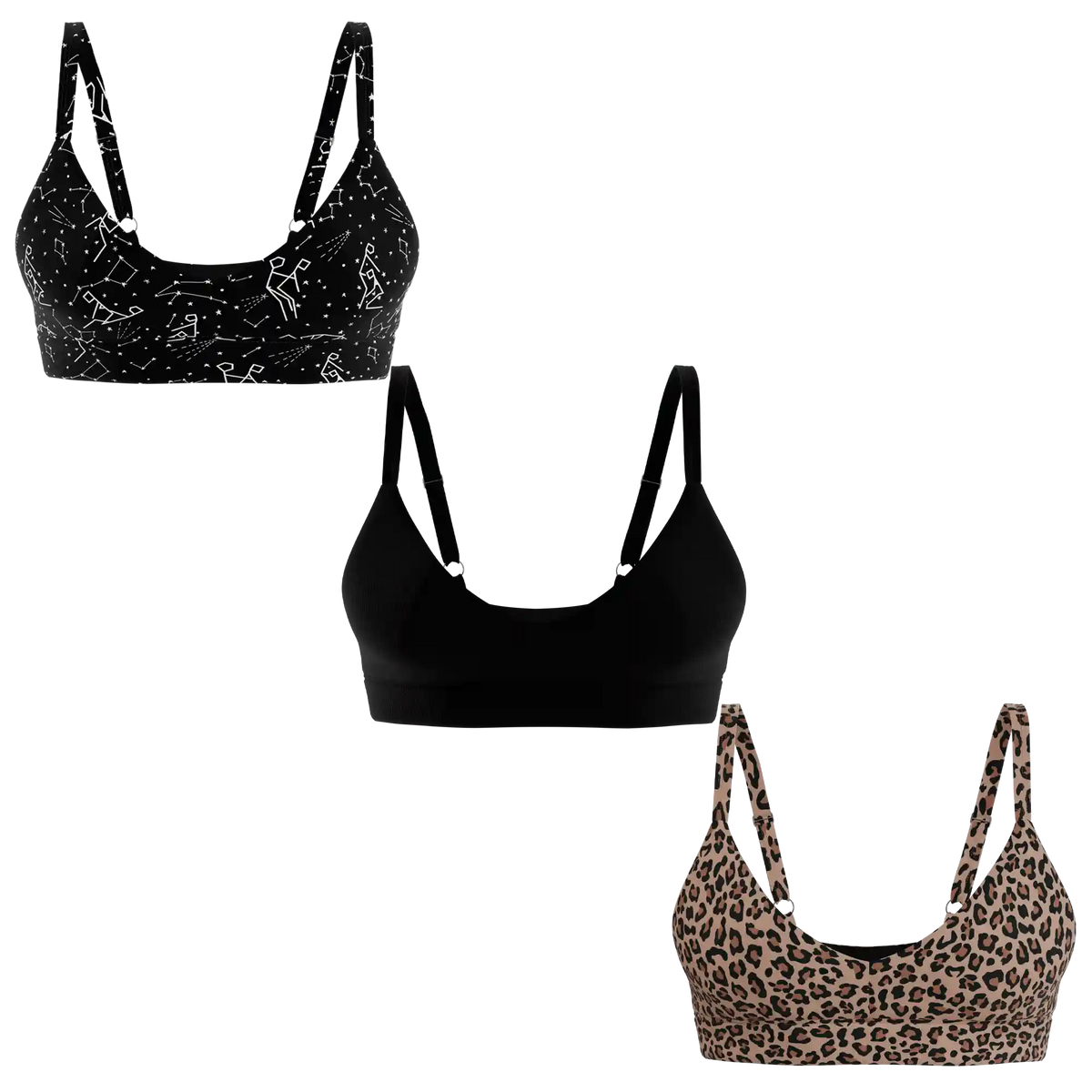 The Basics | Boob Hammock™ Plunge Bralette 3 Pack