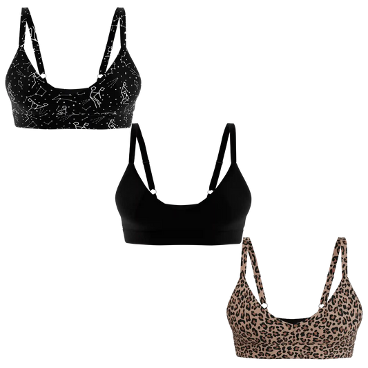 The Basics | Boob Hammock™ Plunge Bralette 3 Pack
