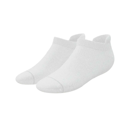 The Blizzard | Plain White Heel Hammock™ Ankle Socks