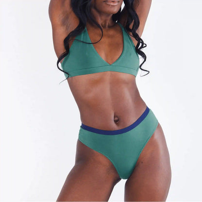 The Curacao | Teal Cheeky Underwear
