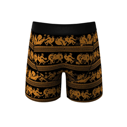 The Ancient Twister | Ancient Vase Orgy Ball Hammock® Pouch Underwear With Fly