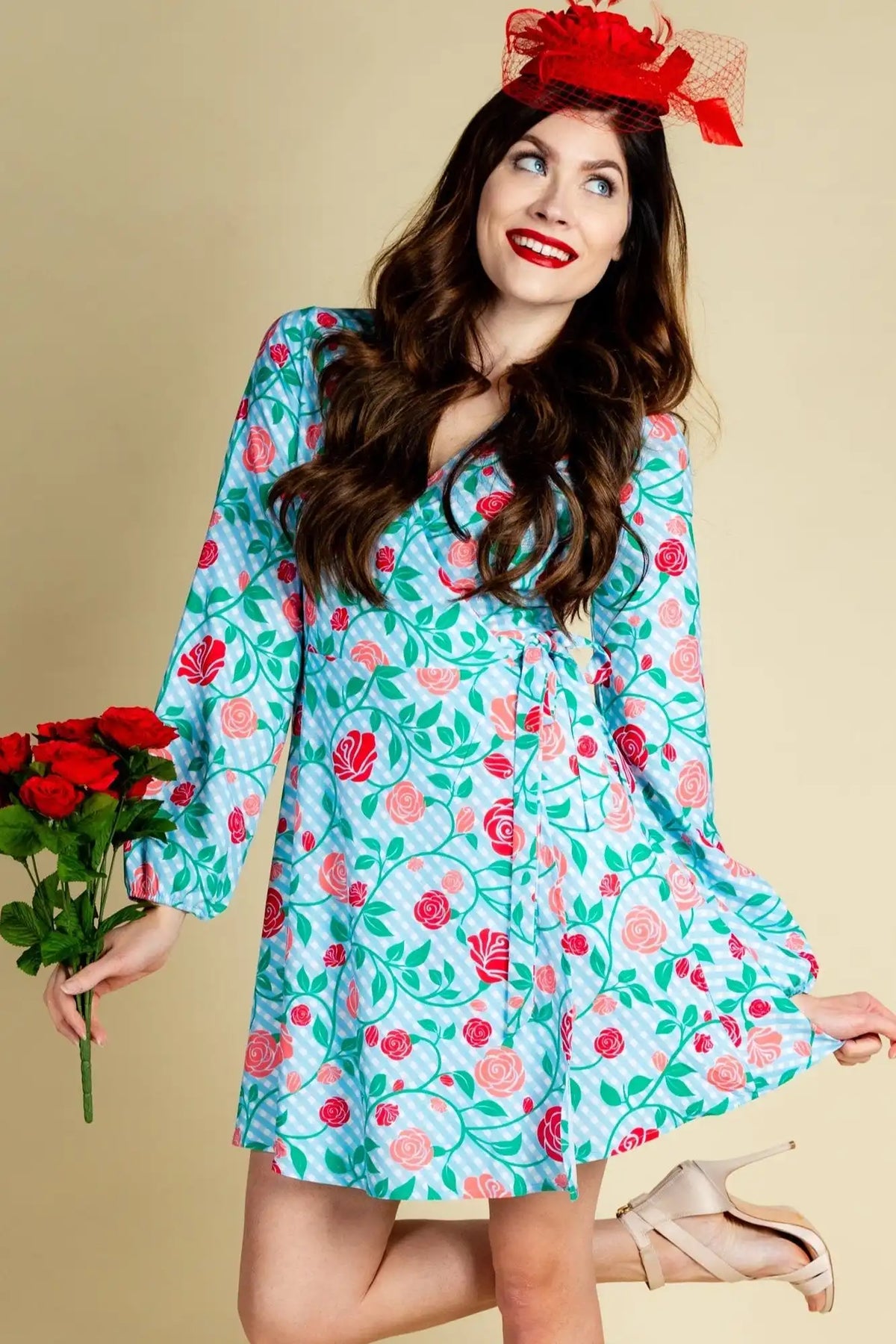 The Kentucky Fried Daily Double | Derby Roses Wrap Dress