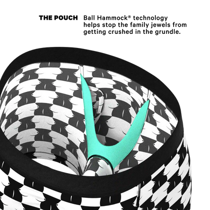 The Chest Mate | Checkered Ball Hammock® Pouch Underwear With Fly