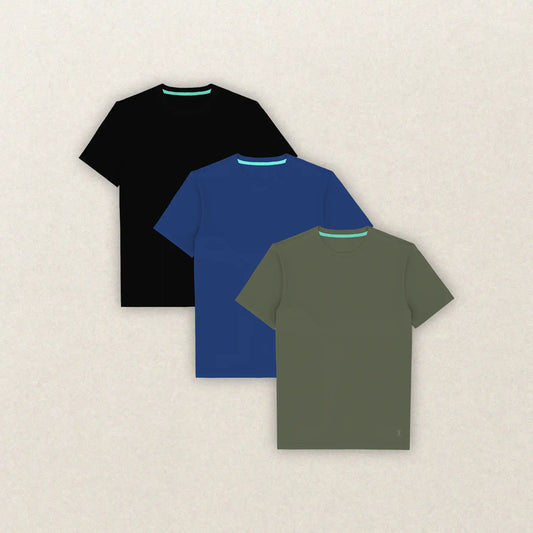 The Everyman™ Tee - 3 Pack | Crew Neck T-shirt 3 Pack ft. Super Stupid-Soft™ Fabric