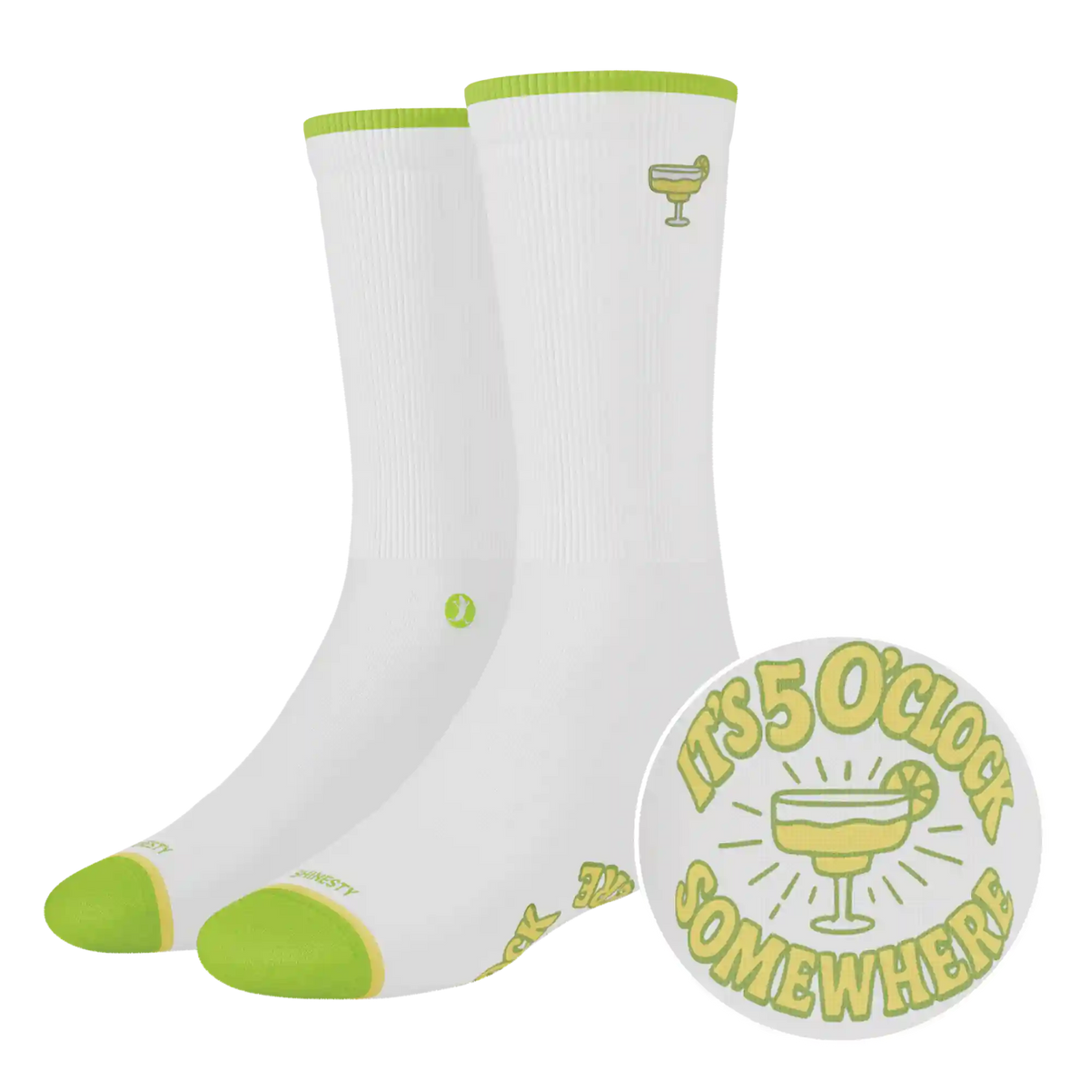 The Frozen Concoction | Shinesty x Margaritaville® Heel Hammock™ Crew Socks