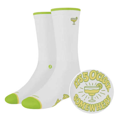 The Frozen Concoction | Shinesty x Margaritaville® Heel Hammock™ Crew Socks