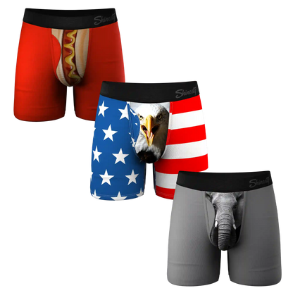 The Apex Mix | Ball Hammock® Pouch Boxer Briefs with Fly 3 Pack