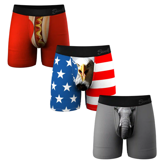 The Apex Mix | Ball Hammock® Pouch Boxer Briefs with Fly 3 Pack