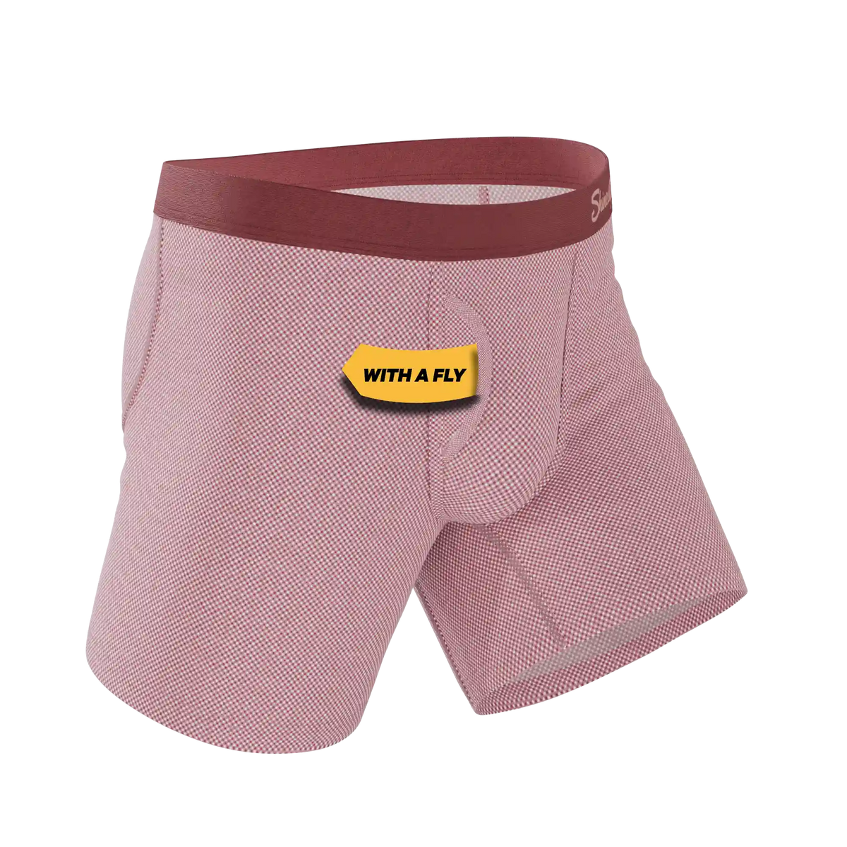 The Bell Pep | Red Chambray Ball Hammock® Pouch Underwear With Fly