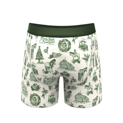 The Xmas Cheer | Ball Hammock® Pouch Boxer Briefs with Fly 3 Pack