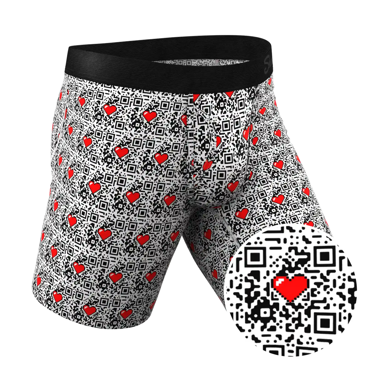 The Scan Me | QR Code Ball Hammock® Boxer - Long Leg
