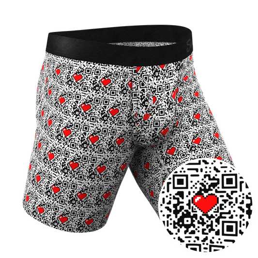 The Scan Me | QR Code Ball Hammock® Boxer - Long Leg