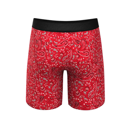 The Outlaw | Naughty Paisley Ball Hammock® Boxer - Long Leg