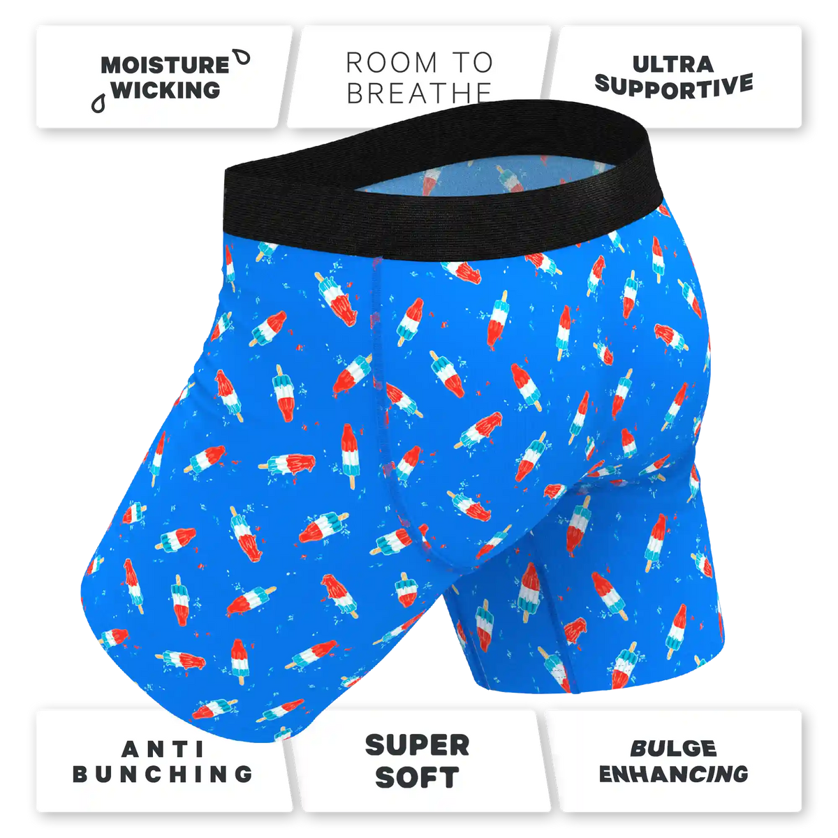 The Popsicle Stick Apex | USA Popsicle Ball Hammock® Boxer - Long Leg