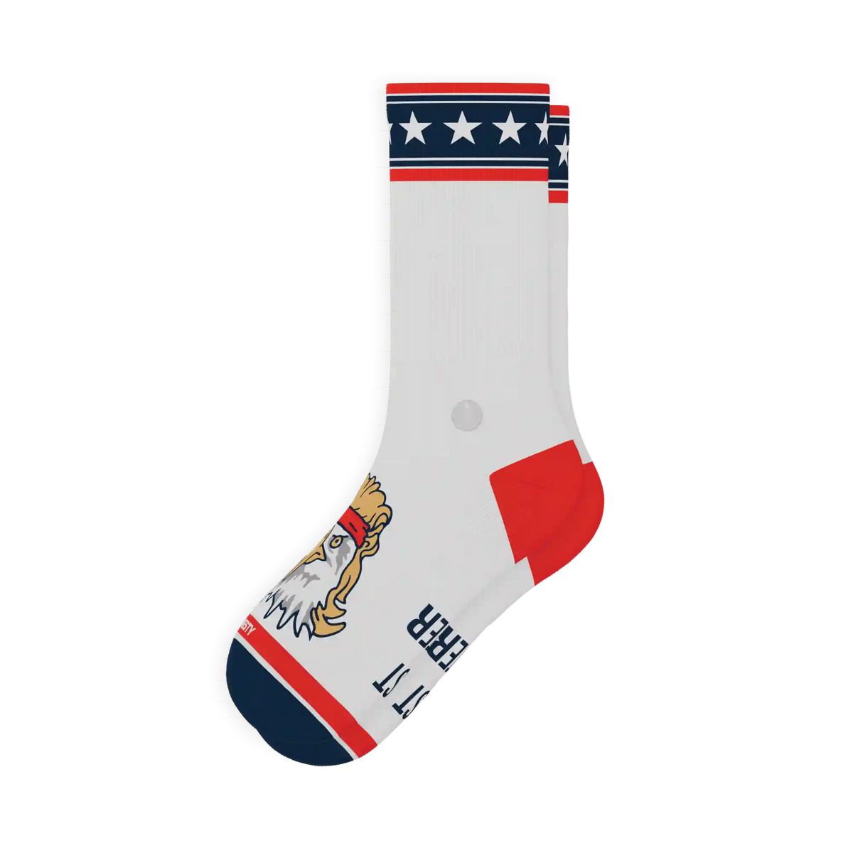 The Free Bird | USA Eagle Heel Hammock™ Crew Socks