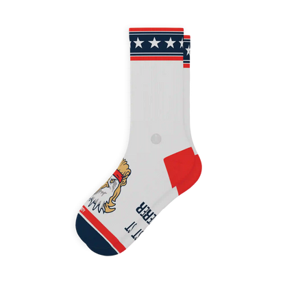 The Free Bird | USA Eagle Heel Hammock™ Crew Socks