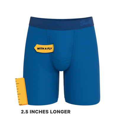 The Skydiver | Ocean Blue Ball Hammock® Boxer - Long Leg